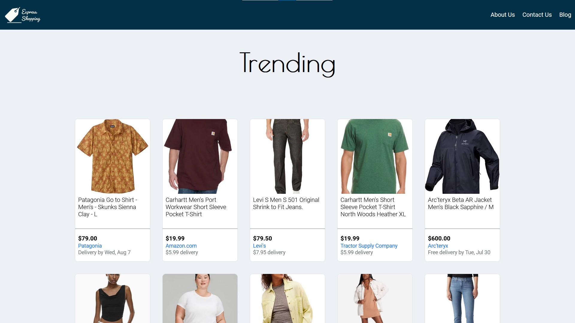 Express Shopping trending
